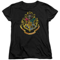 Harry Potter Hogwarts School Crest Womens T-Shirt