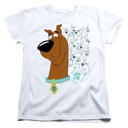Scooby-Doo Evolution Womens T-Shirt