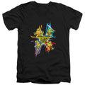 Teenage Mutant Ninja Turtles Turtle Power Burst V-Neck T-Shirt