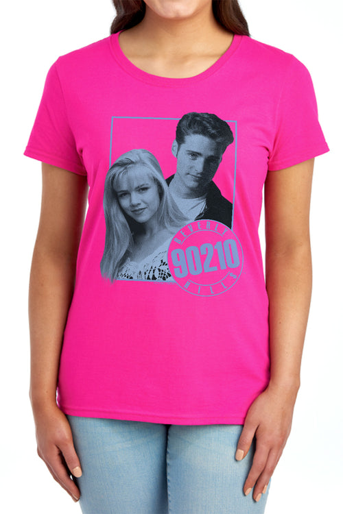 Beverly Hills 90210 Brandon and Kelly Womens T-Shirt
