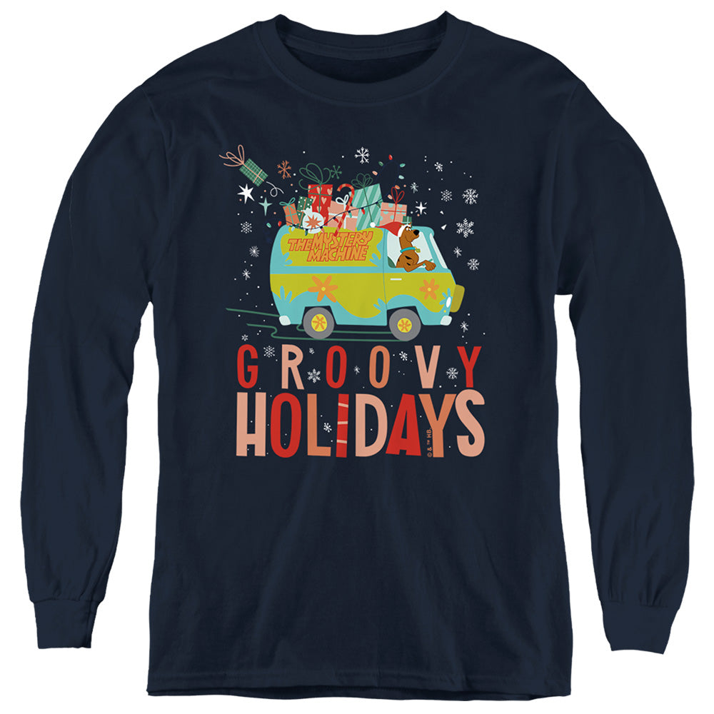 Scooby-Doo Groovy Holidays Youth Long Sleeve T-Shirt