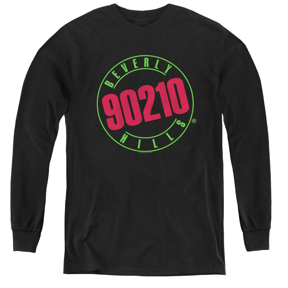 Beverly Hills 90210 Neon Logo Youth Long Sleeve T-Shirt