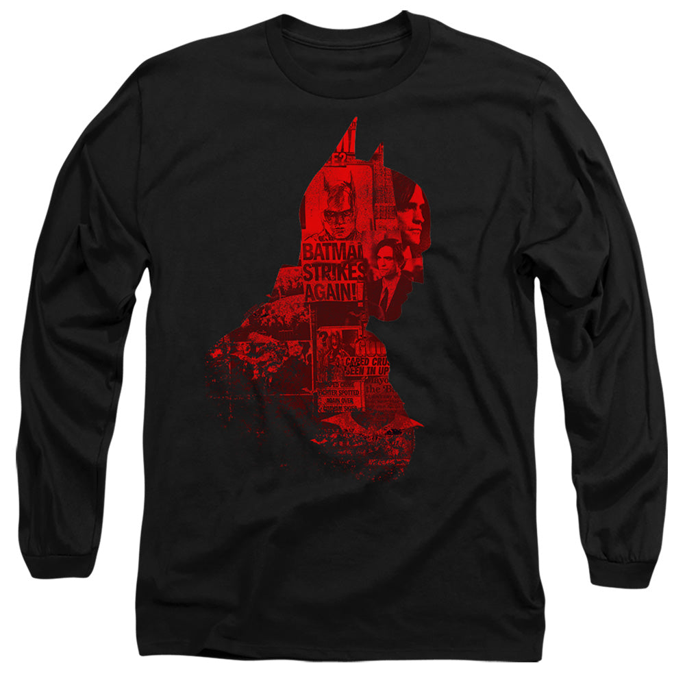 The Batman News Silhouette Long Sleeve T-Shirt