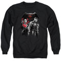 Batman v Superman Stand Off Crewneck Sweatshirt