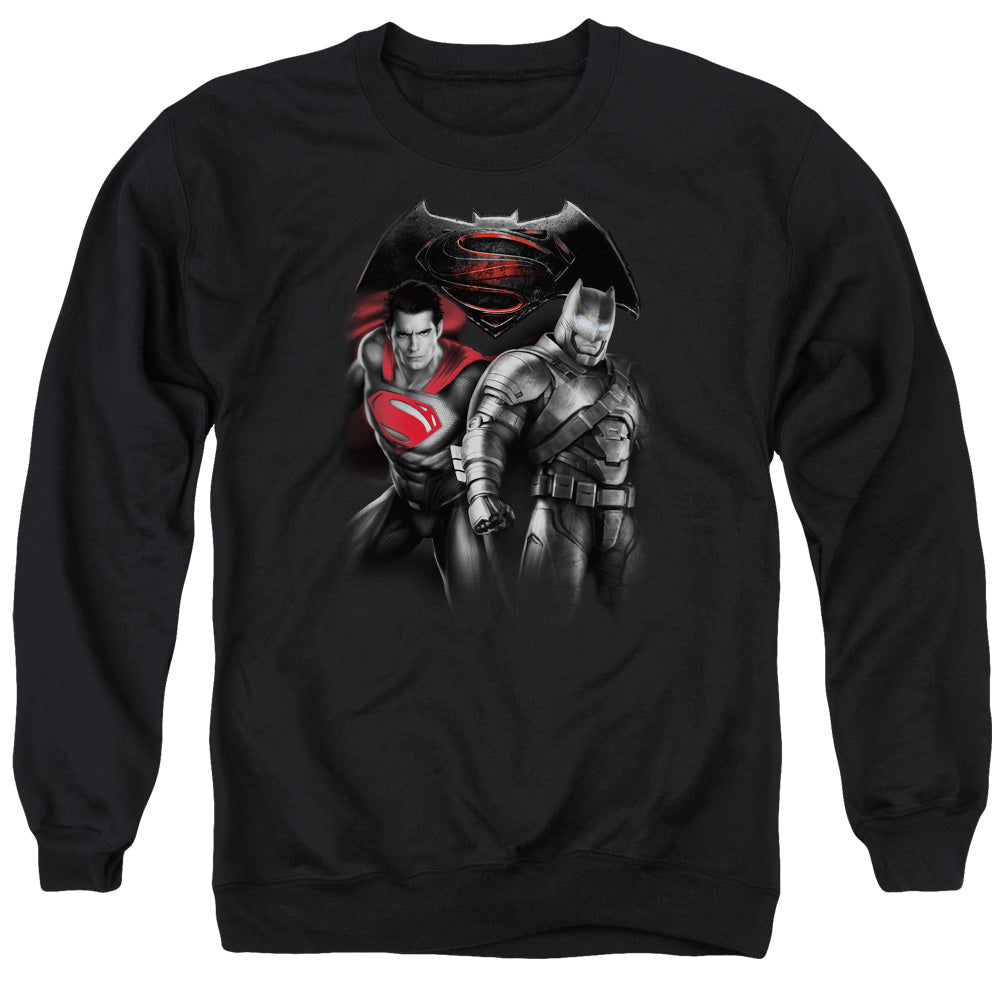 Batman v Superman Stand Off Crewneck Sweatshirt
