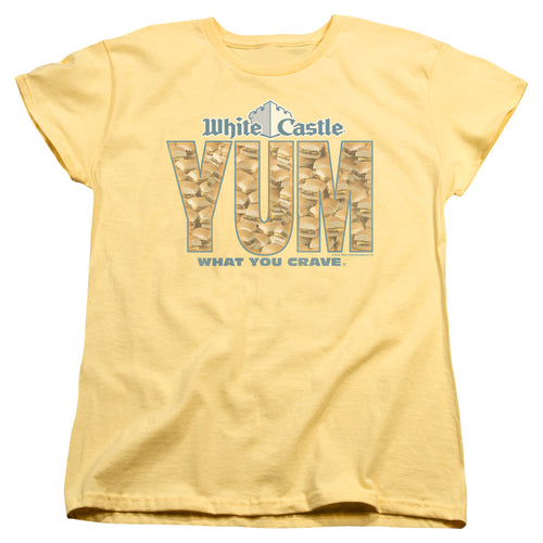 White Castle Yum Womens T-Shirt