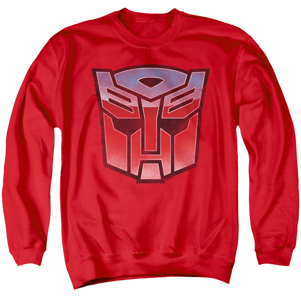 Transformers Vintage Autobot Logo Red Crewneck Sweatshirt