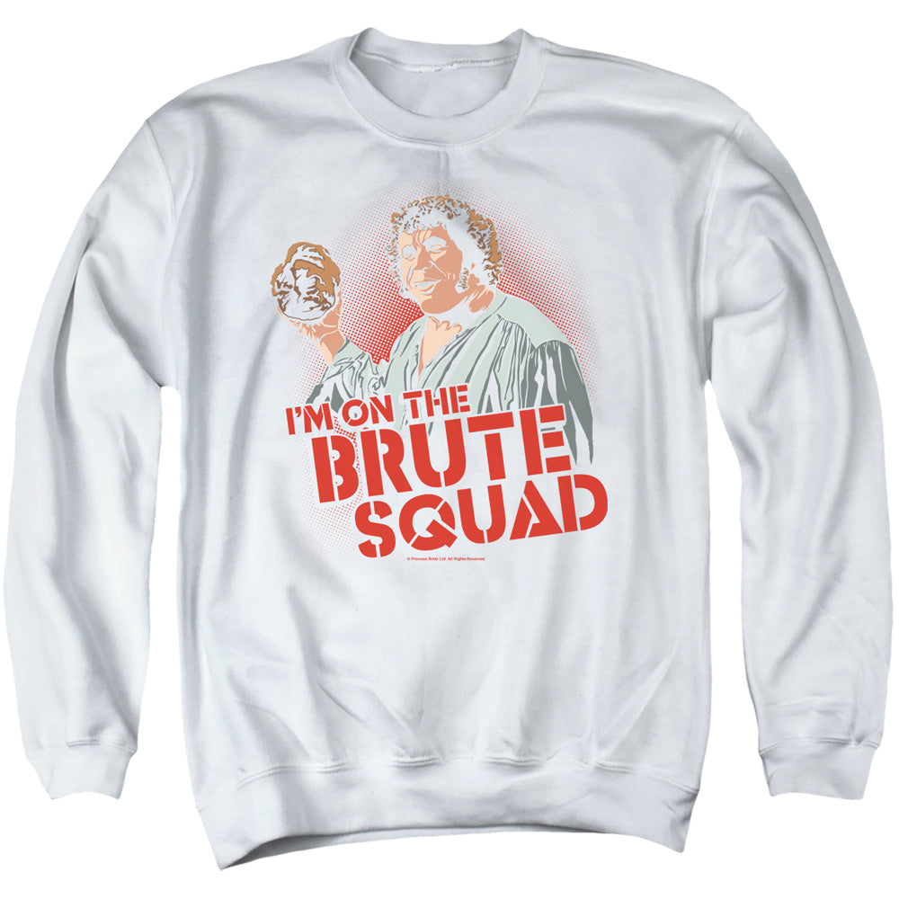 The Princess Bride I'm on the Brute Squad White Crewneck Sweatshirt