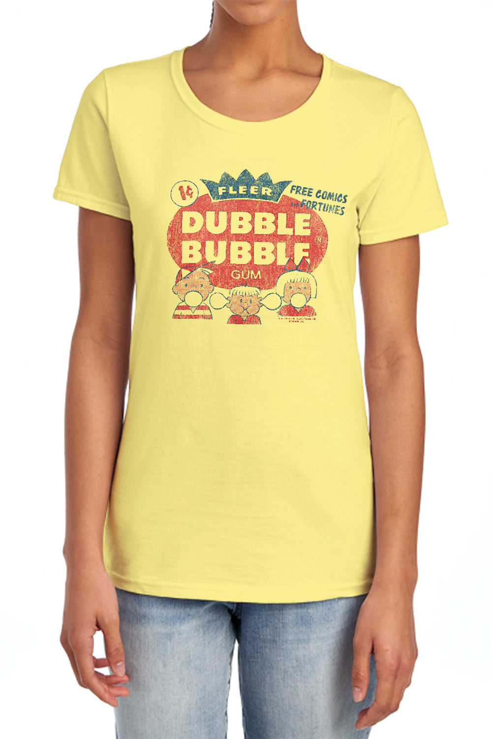 Dubble Bubble One Cent Womens T-Shirt