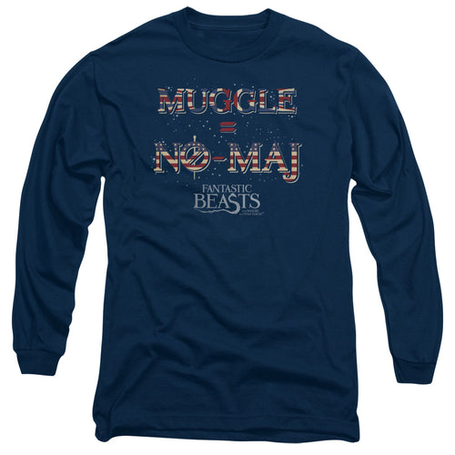 Fantastic Beasts Uk Us No Maj Long Sleeve T-Shirt