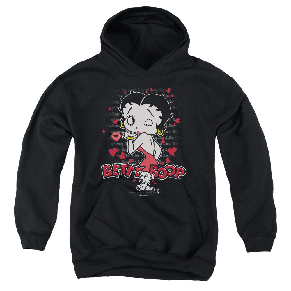 Betty Boop Classic Kiss Youth Hoodie