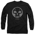 Magic the Gathering Black Symbol Long Sleeve T-Shirt