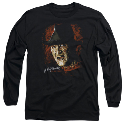 A Nightmare on Elm Street Freddy Shadow Long Sleeve T-Shirt