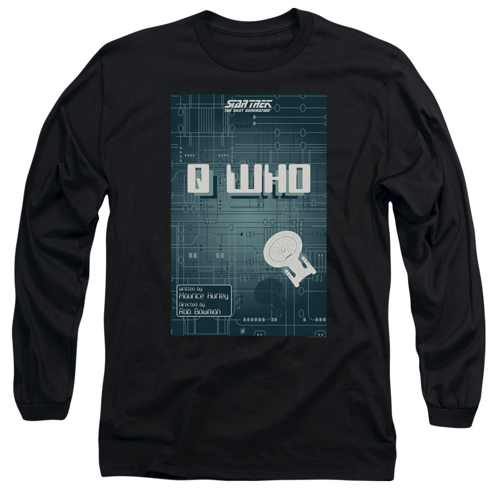 Star Trek Q Who Black Long Sleeve T-Shirt