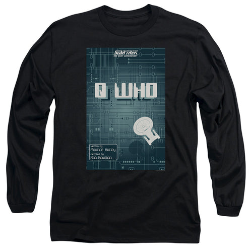 Star Trek Q Who Black Long Sleeve T-Shirt