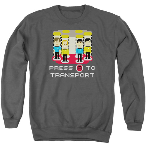 Star Trek Press A to Transport Crewneck Sweatshirt