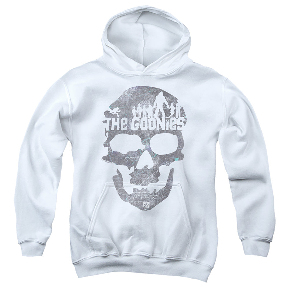 The Goonies Skull Silhouettes White Youth Hoodie
