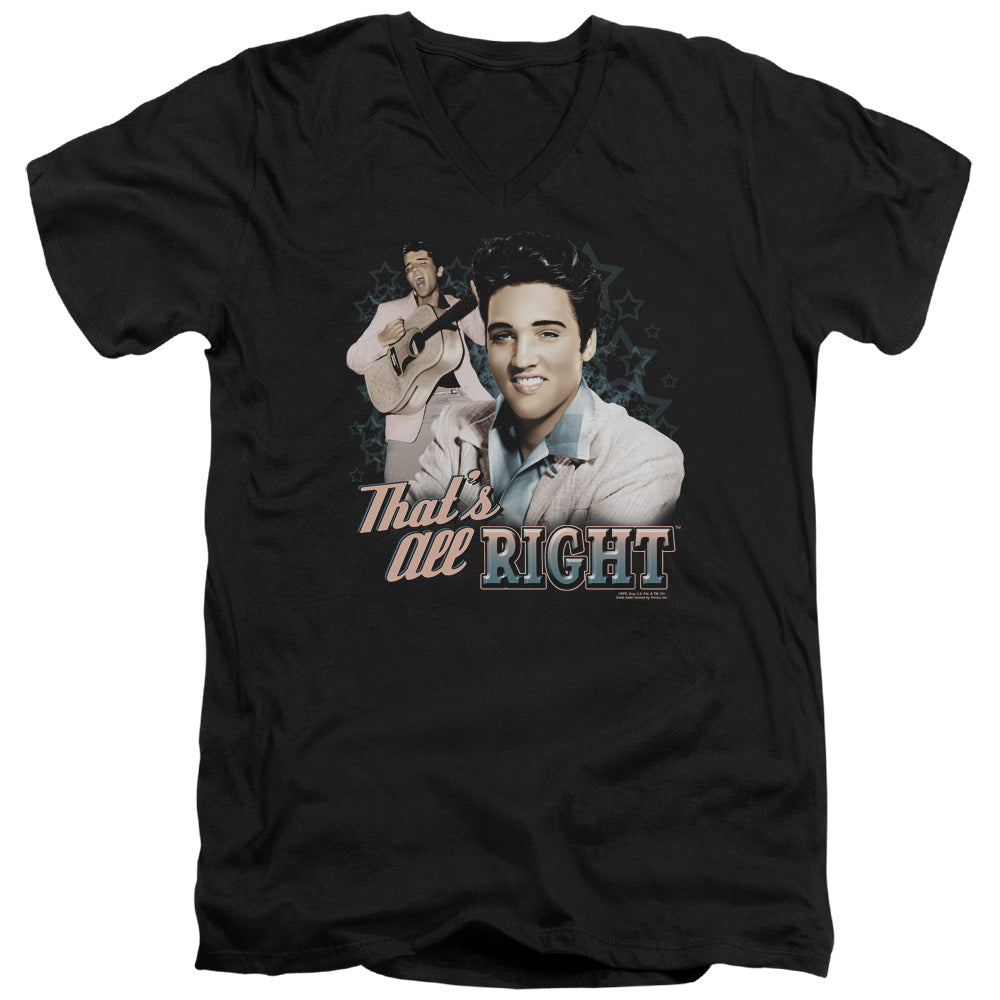 Elvis Presley Thats All Right V-Neck T-Shirt
