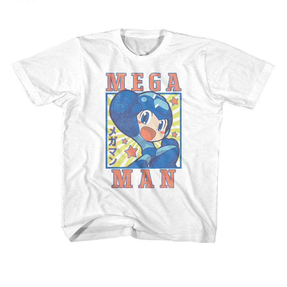Mega Man Square and Stars Youth/Toddler T-Shirt