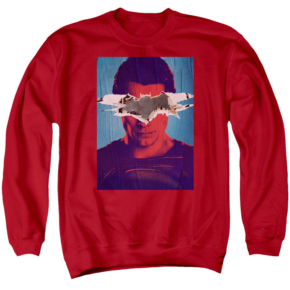 Batman v Superman Superman Poster Crewneck Sweatshirt