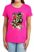 DC Comics Dripping Characters Womens T-Shirt