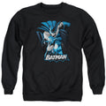 Justice League Batman Blue & Gray Crewneck Sweatshirt