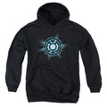 Green Lantern Blue Glow Youth Hoodie