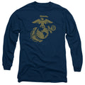 U.S. Marine Corps Gold Emblem Long Sleeve T-Shirt