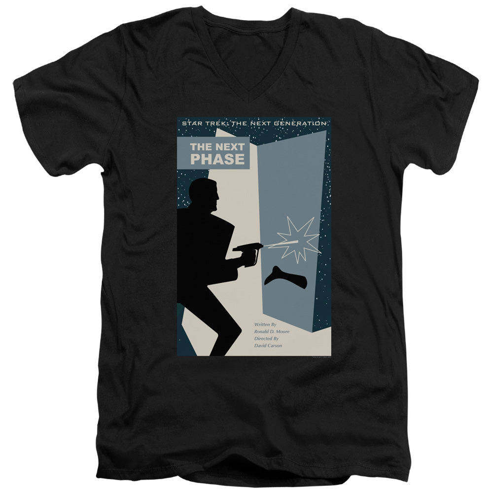 Star Trek The Next Phase Black V-Neck T-Shirt