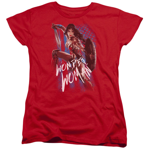 Wonder Woman (2017) American Hero Womens T-Shirt