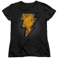 Black Adam Black Adam Beveled Emblem Womens T-Shirt