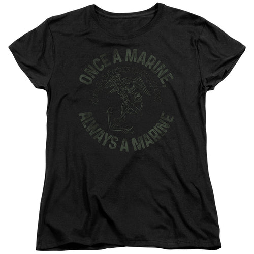 U.S. Marine Corps Always a Marine Womens T-Shirt