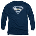 Superman Argentinian Shield Long Sleeve T-Shirt