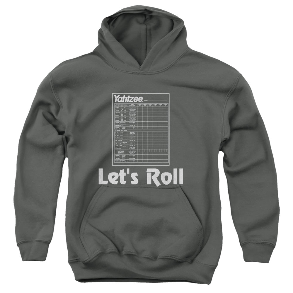 Yahtzee Let's Roll Score Card Youth Hoodie