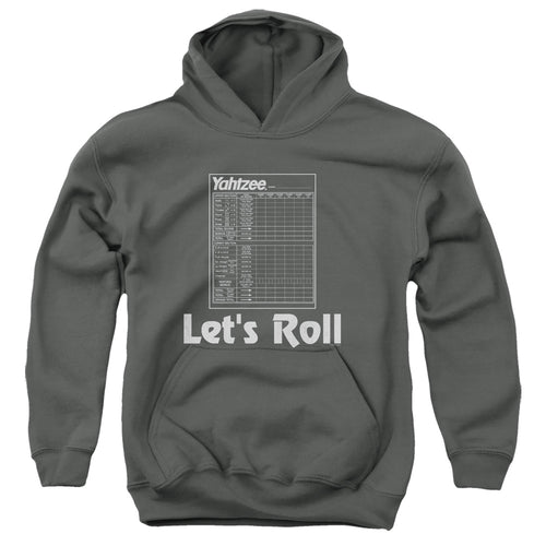 Yahtzee Let's Roll Score Card Youth Hoodie
