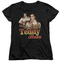 Elvis Presley Teddy Bear Womens T-Shirt