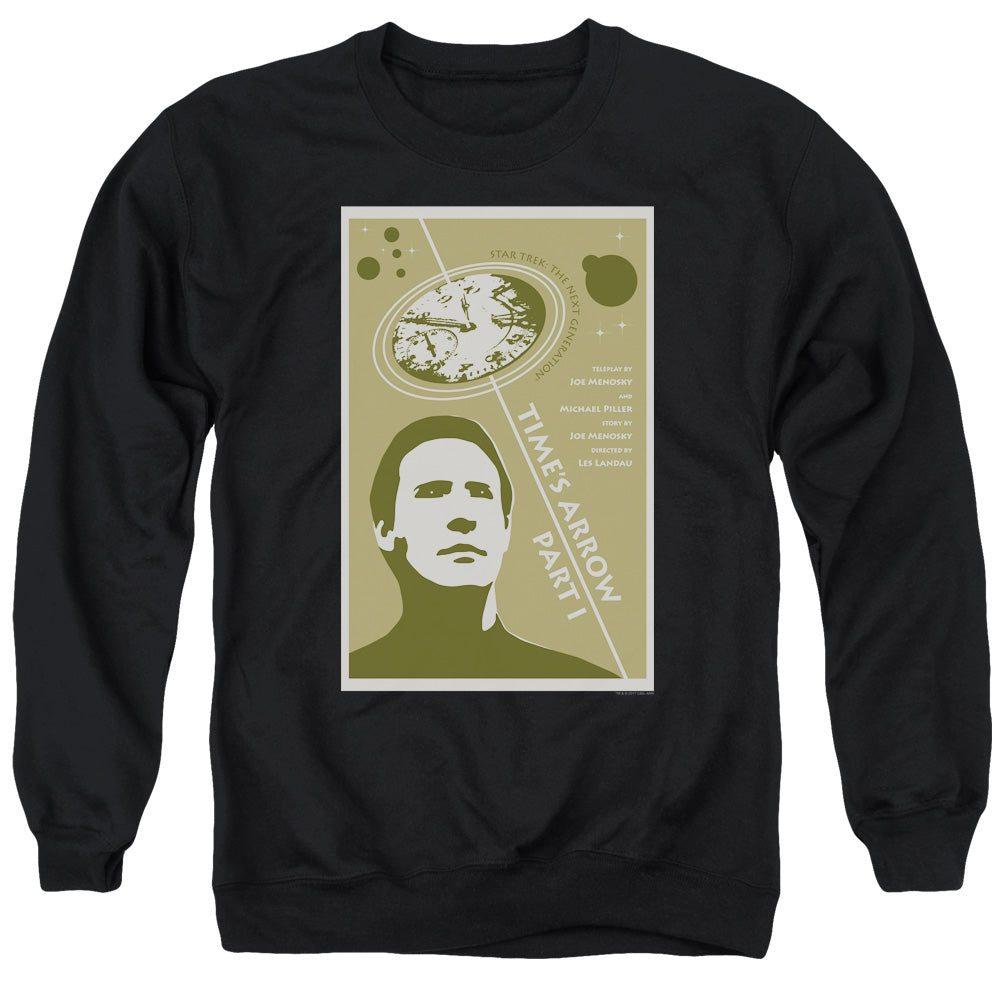 Star Trek Time's Arrow Part I Black Crewneck Sweatshirt
