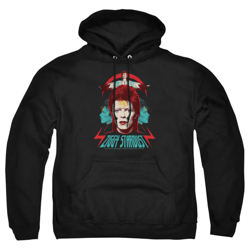David Bowie Ziggy Heads Pullover Hoodie