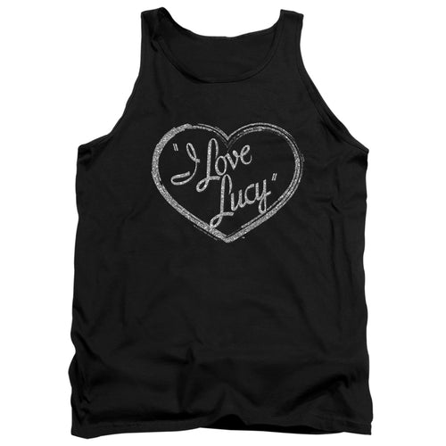 I Love Lucy Glitter Logo Tank Top