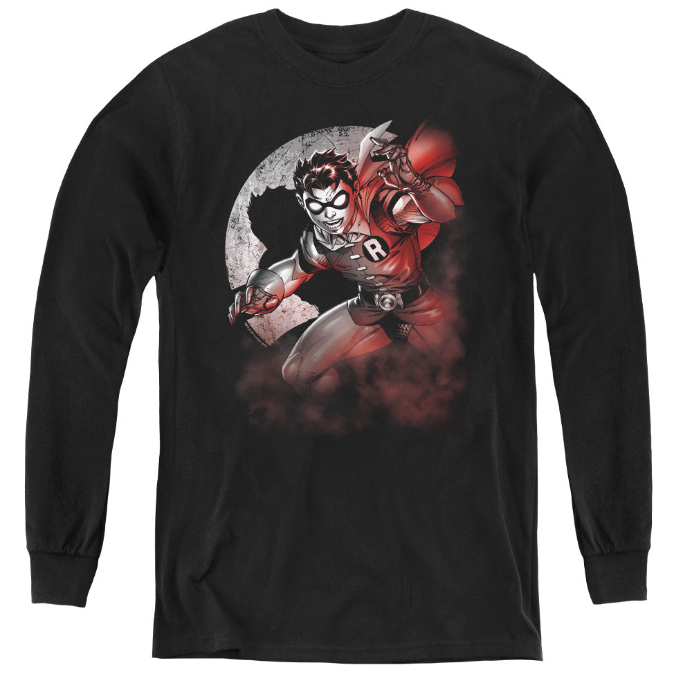 Batman Robin Spotlight Youth Long Sleeve T-Shirt