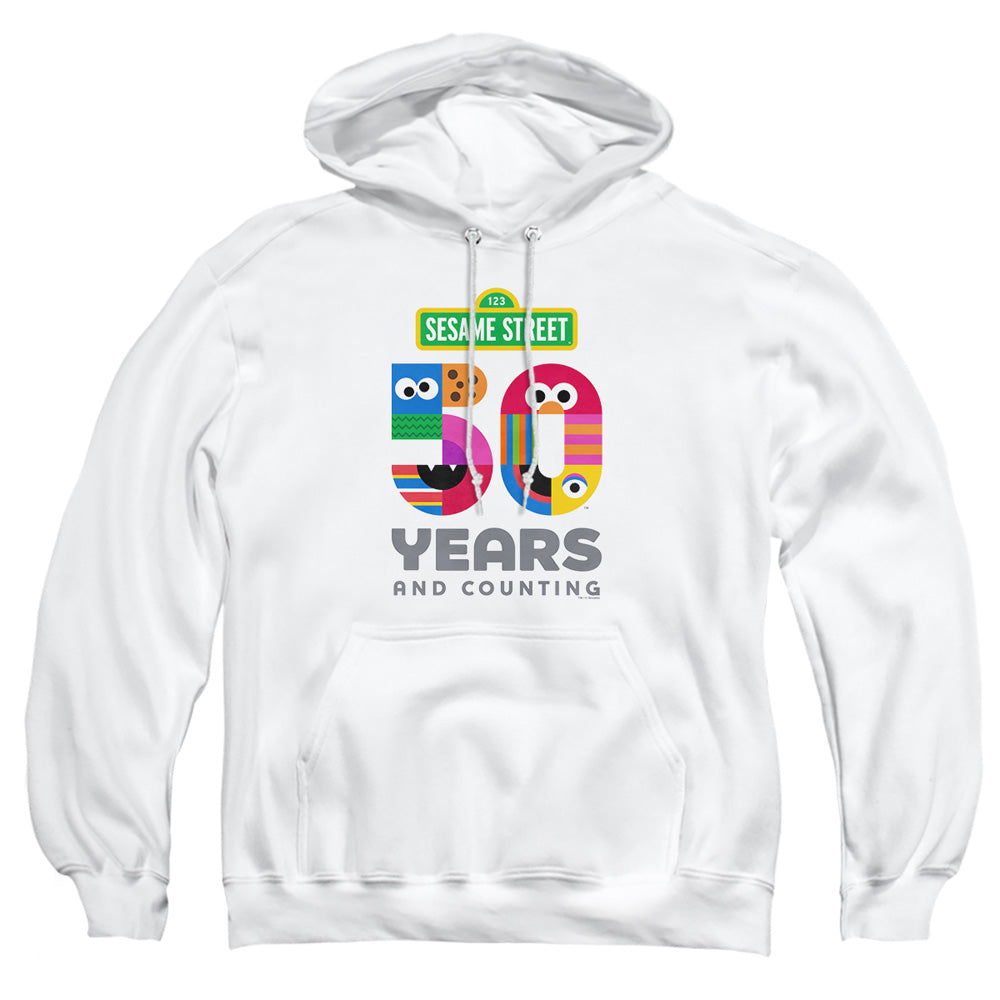 Sesame Street 50 Years Logo Pullover Hoodie