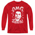 Elf Omg Santa Youth Long Sleeve T-Shirt