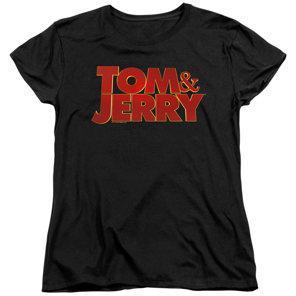 Tom and Jerry Movie Logo Womens T-Shirt