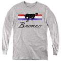 Ford Bronco Stripes Youth Long Sleeve T-Shirt