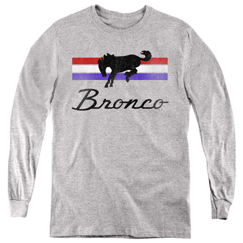 Ford Bronco Stripes Youth Long Sleeve T-Shirt