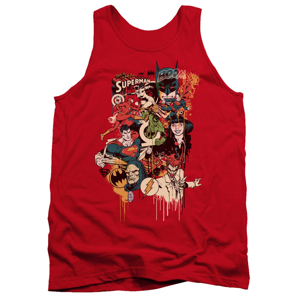 DC Comics Dripping Characters Tank Top