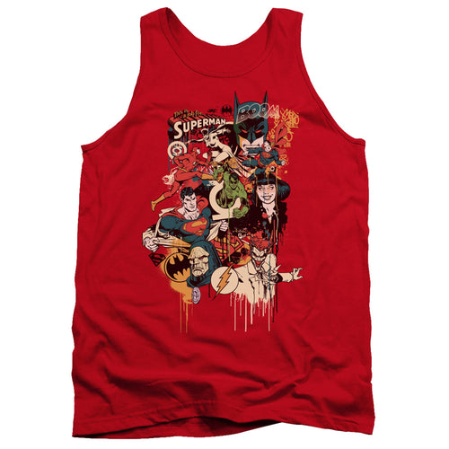 DC Comics Dripping Characters Tank Top