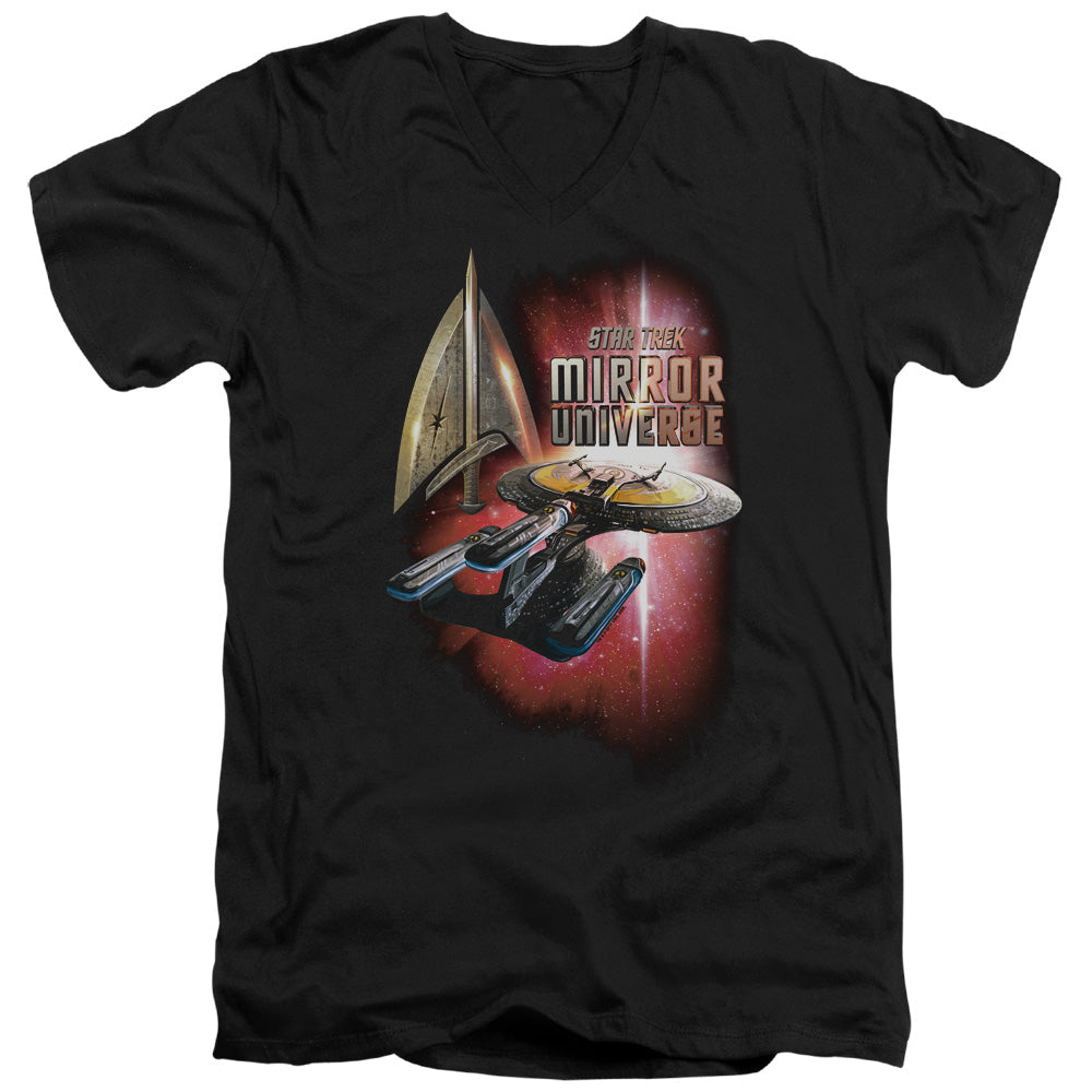Star Trek Mirror Universe Enterprise V-Neck T-Shirt
