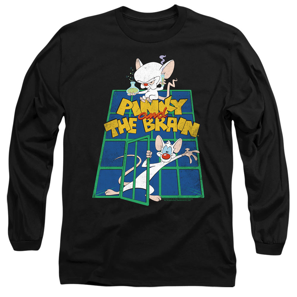 Pinky and the Brain Classic Logo Long Sleeve T-Shirt