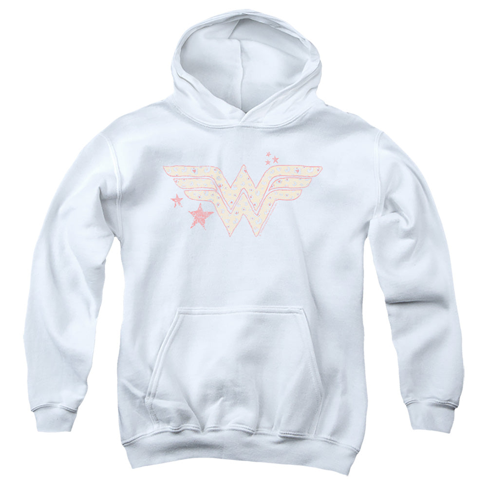 Wonder Woman Leopard Logo Youth Hoodie